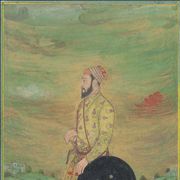 Picture Of Courtier With Black Shield